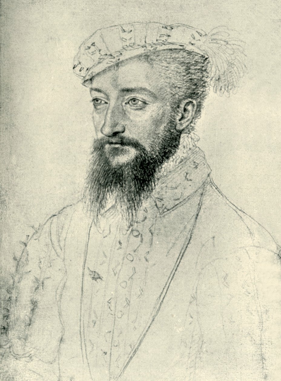 Antoine de Bourbon, král Navarry, 1548, 1907. od Unbekannt