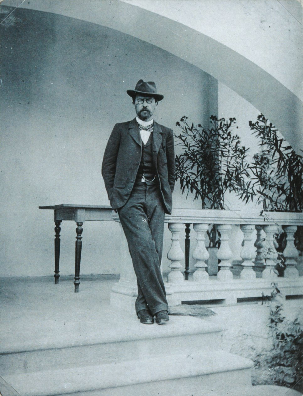 Anton Čechov v Jaltě, 1899-1900 od Unbekannt