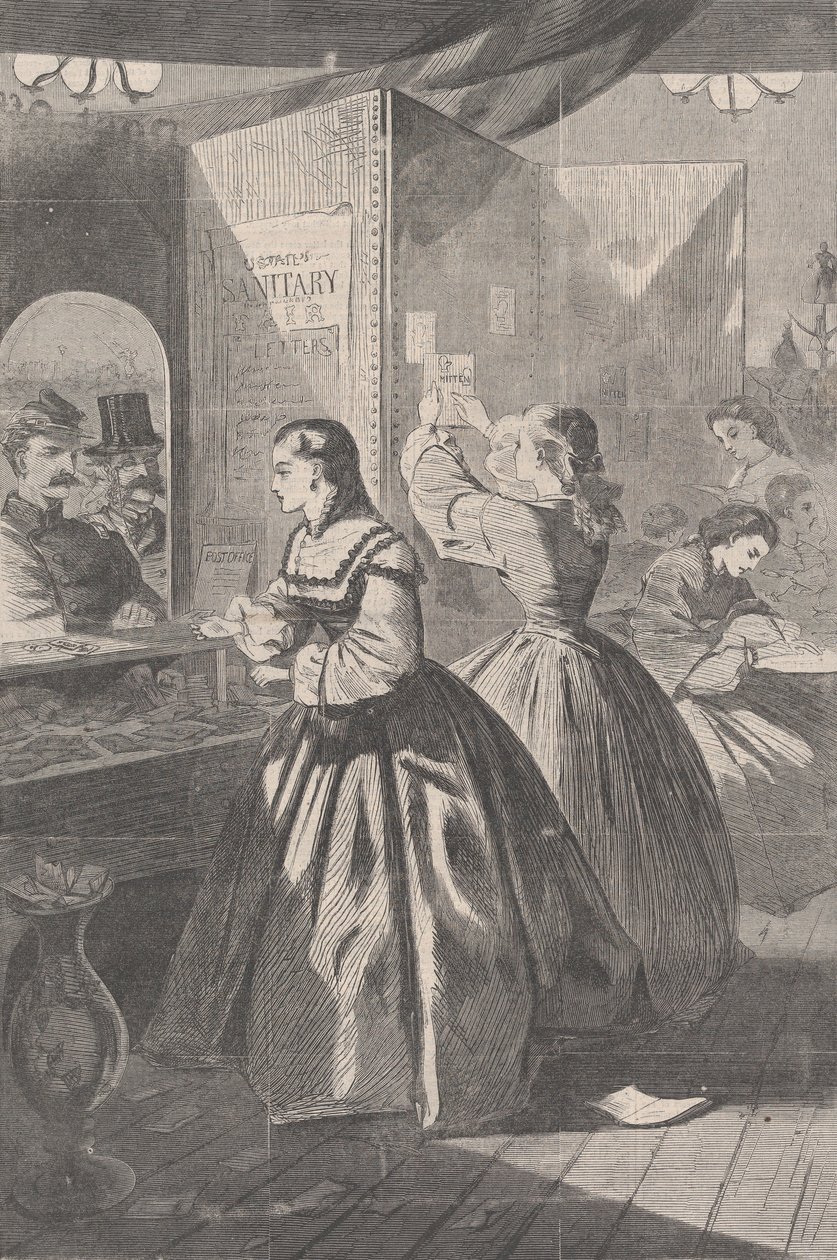 Any Thing for Me, if you Please Post-Office of Brooklyn Fair in Aid of the S..., 5. března 1864. od Unbekannt