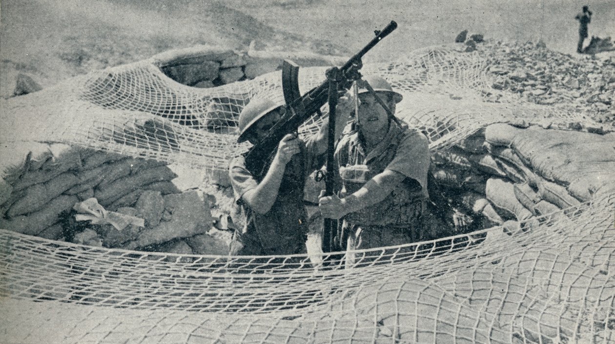 Anzacs na stráži v Egyptě, 1940, 1940 od Unbekannt