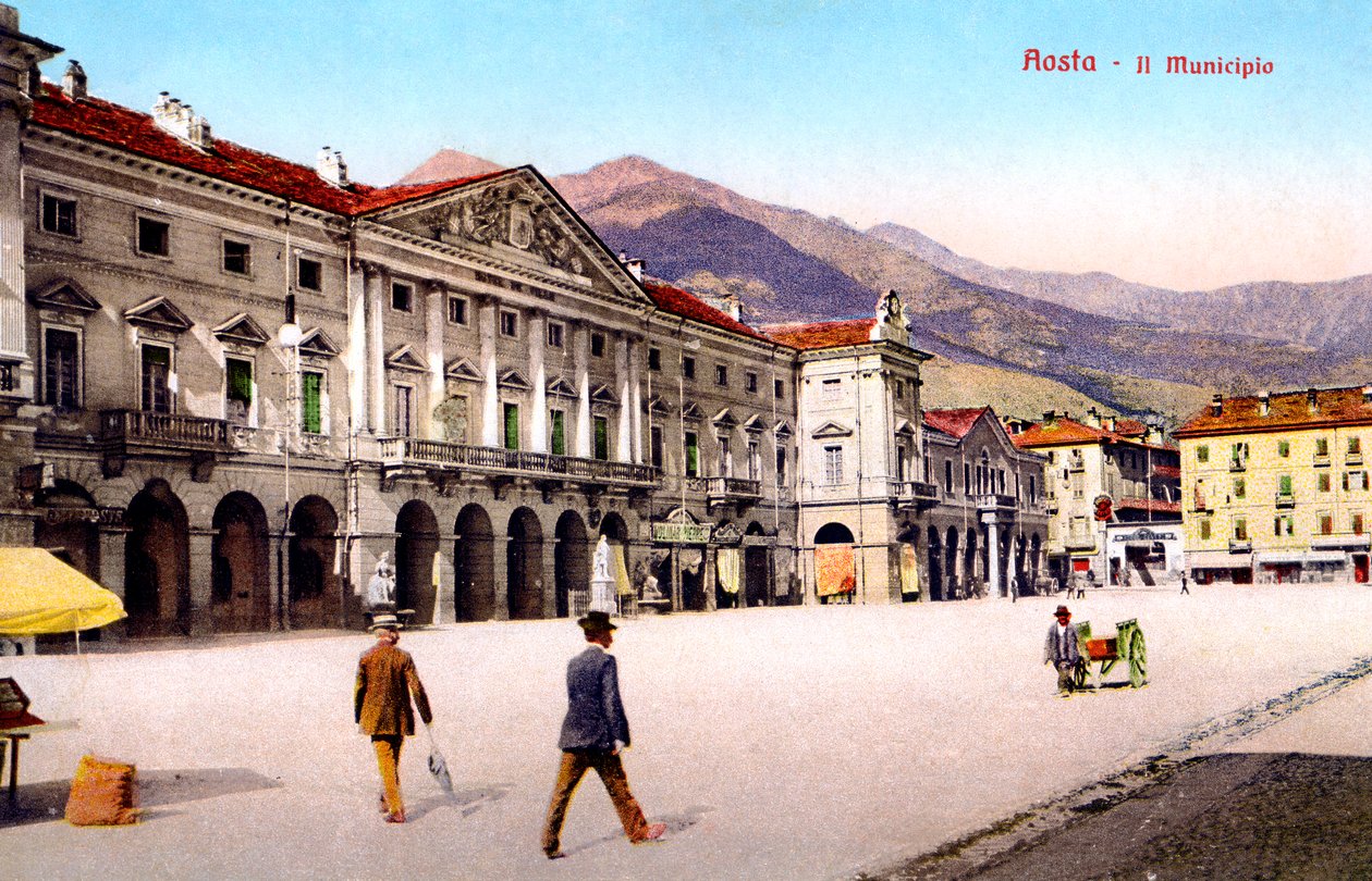 Aosta - Radnice, 20. století od Unbekannt