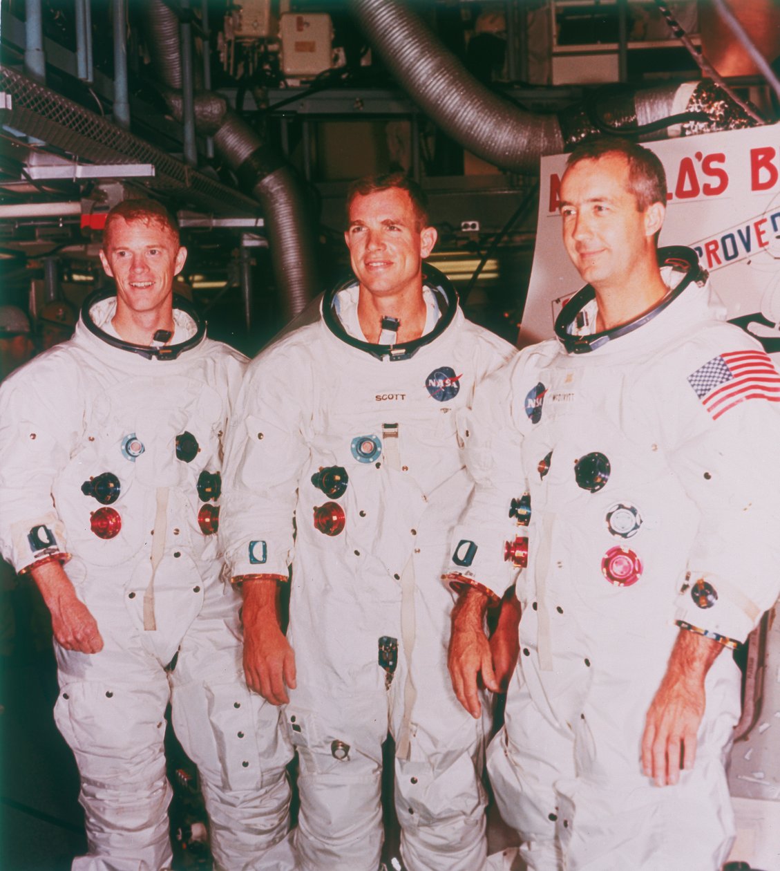 Astronauti Apolla 9, 1968 od Unbekannt