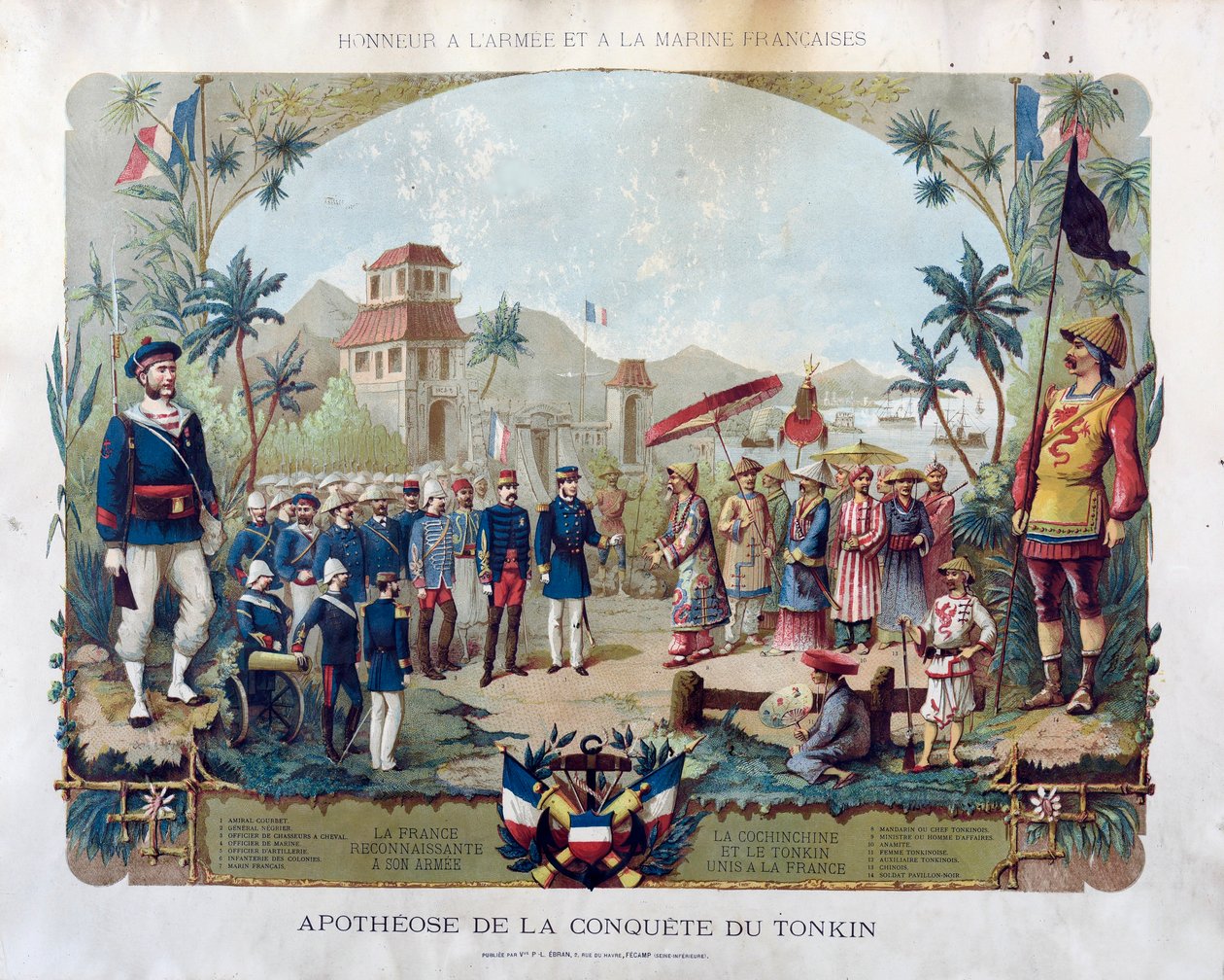 Apoteóza dobytí Tonkinu, cca 1885. od Unbekannt