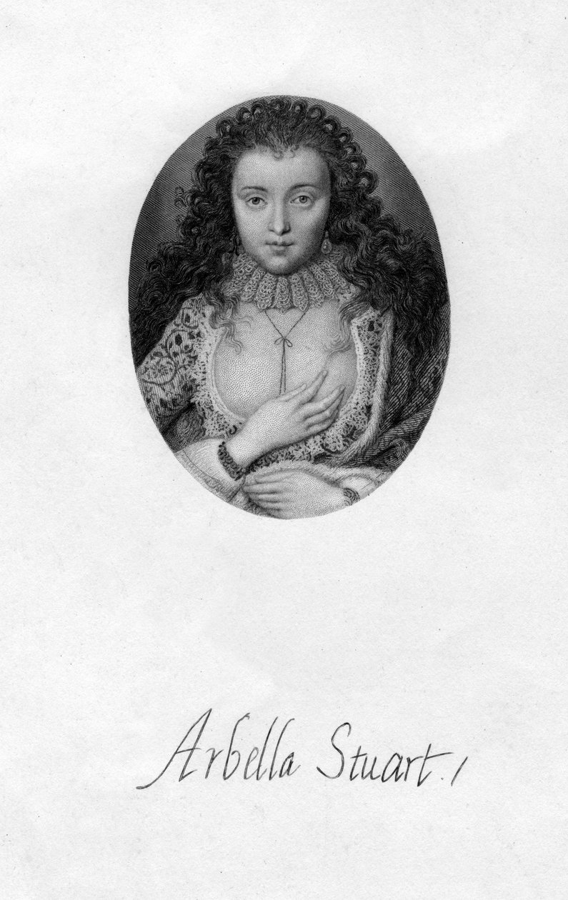Arabella Stuartová 1575-1615, anglická renesanční šlechtična, 17. stol. od Unbekannt