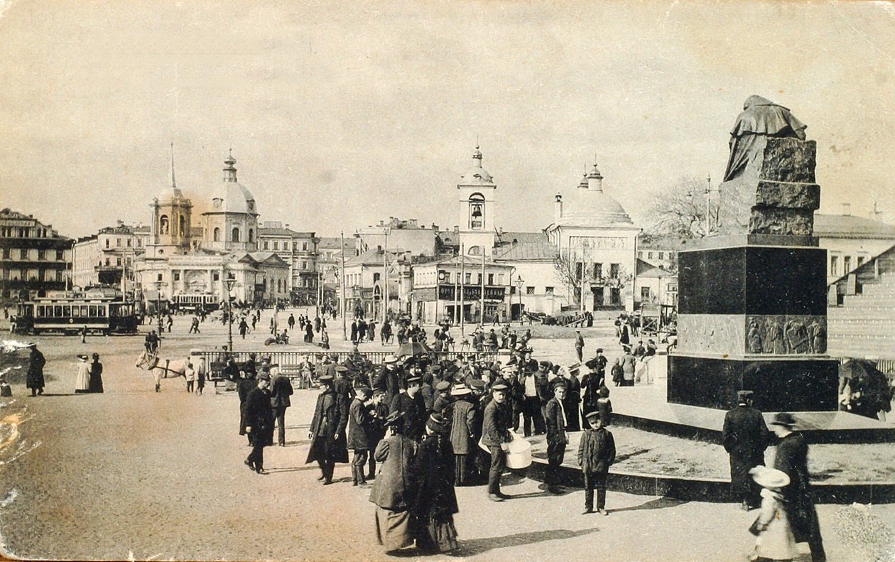 Náměstí Arbat, Moskva, Rusko, 1913 od Unbekannt