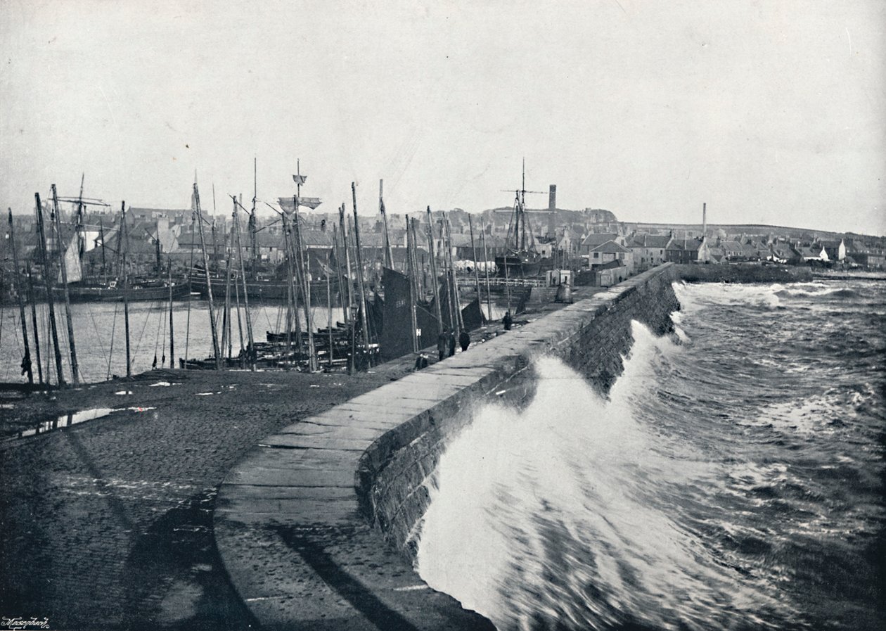 Arbroath - Z přístavu, 1895 od Unbekannt