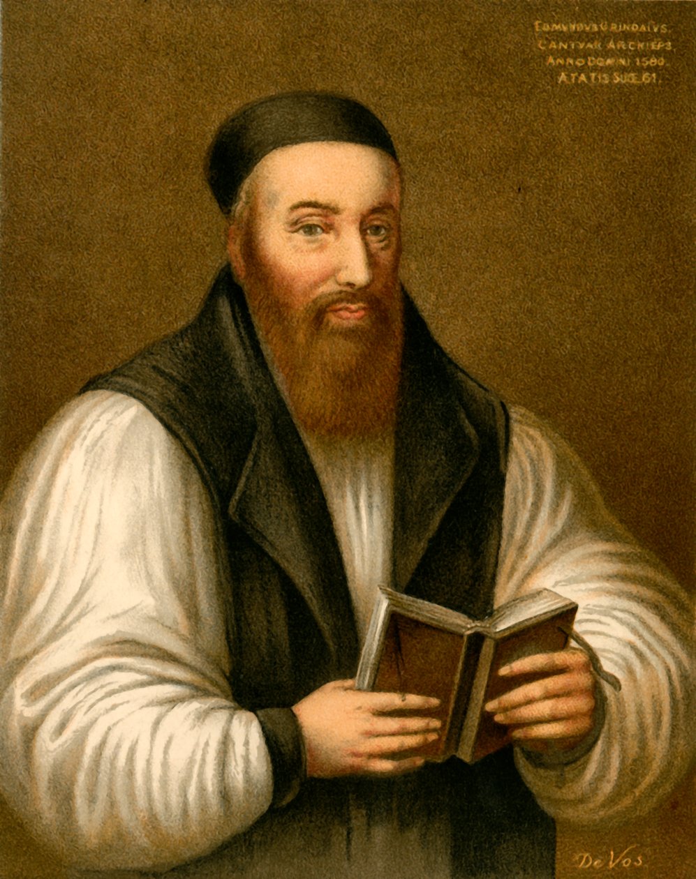 Arcibiskup Grindal, c1580, 19. století. od Unbekannt