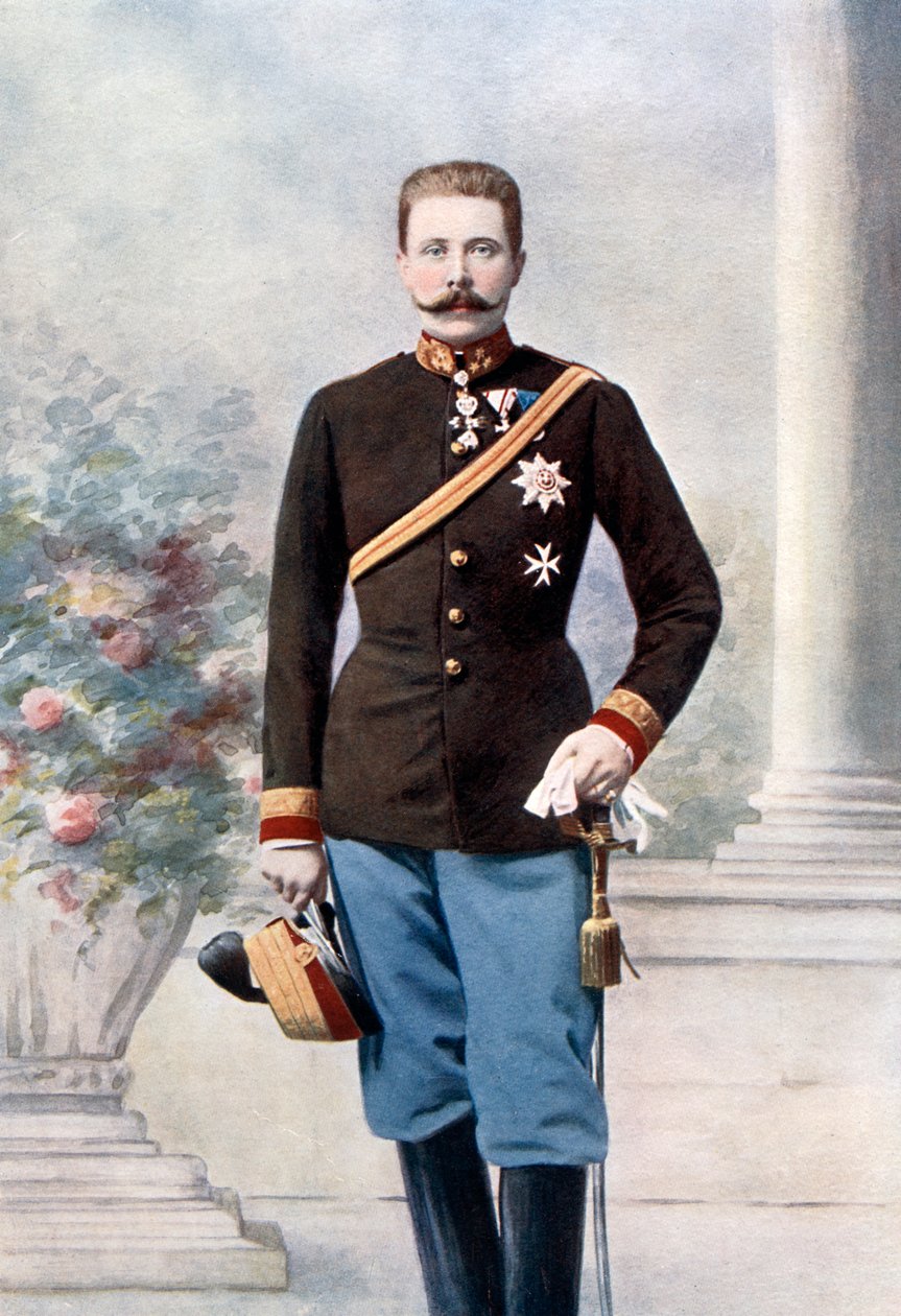 Arcivévoda Franz Ferdinand Rakouský, konec 19.-začátek 20. století od Unbekannt