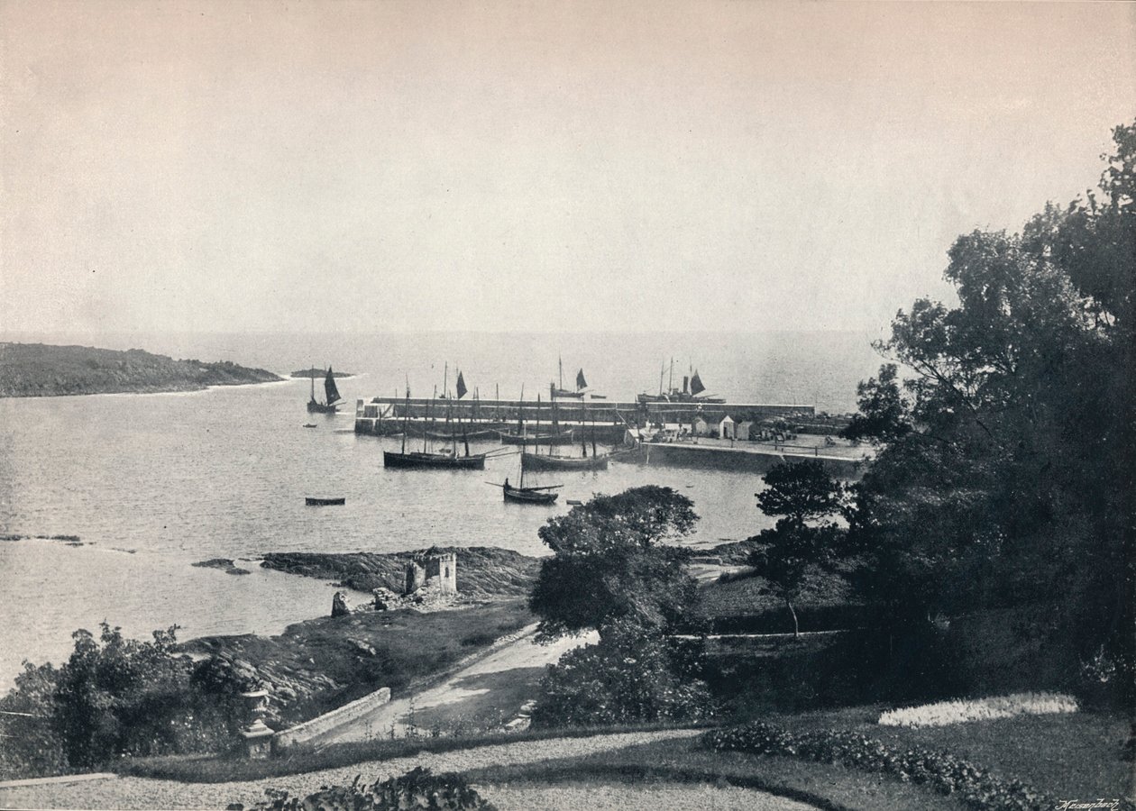 Ardglass - Celkový pohled na přístav, 1895 od Unbekannt