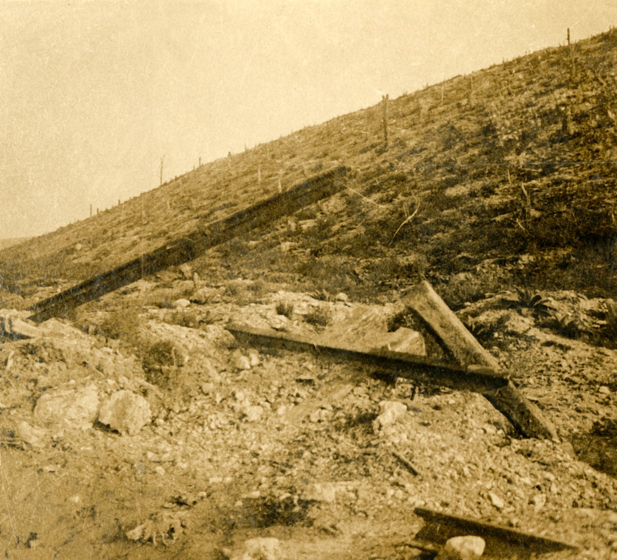 Oblast obklopující pevnost v Douaumont, severní Francie, c1914-c1918 od Unbekannt