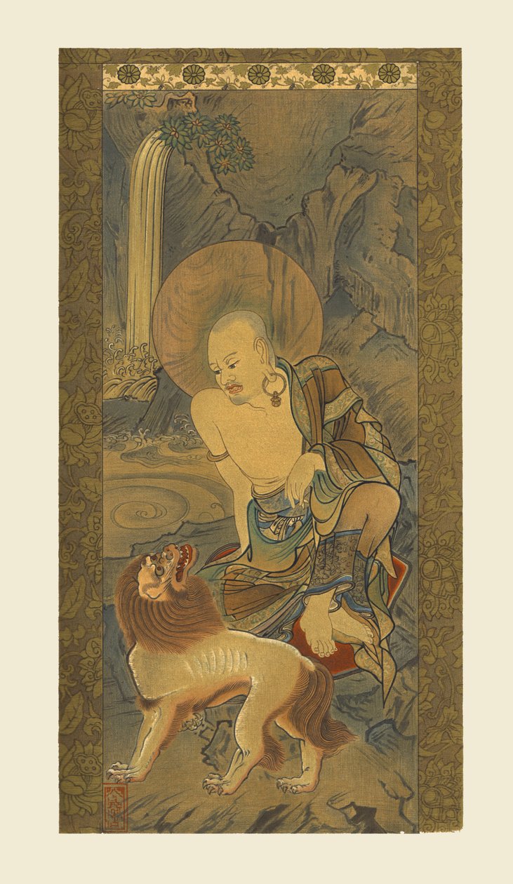 Arhat, japonština, pozdní období Kamakura, 14. století, 1886 od Unbekannt
