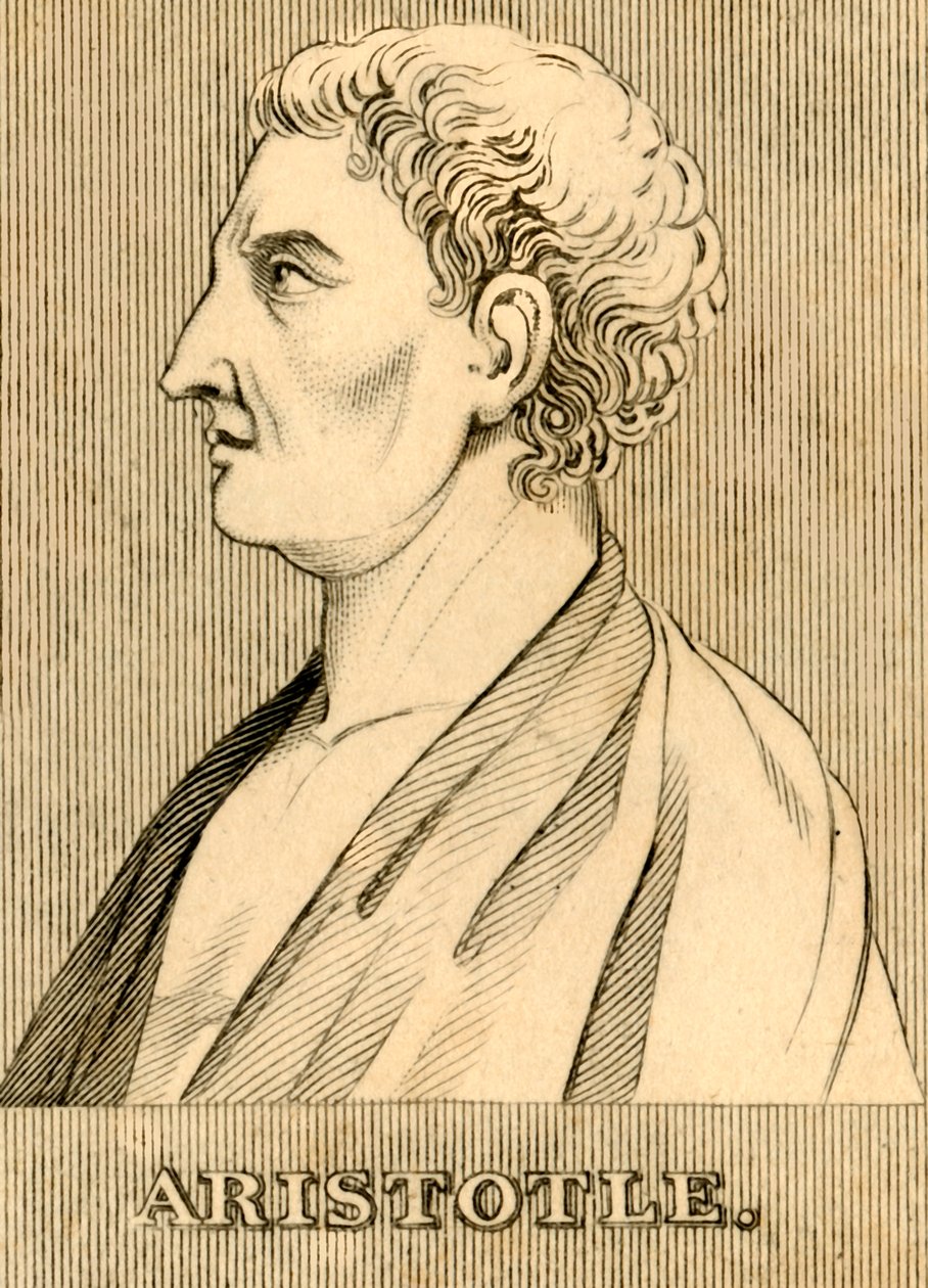 Aristoteles, 384-322 př.nl, 1830. od Unbekannt