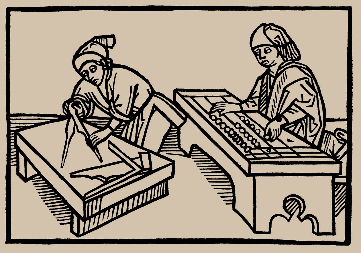 Aritmetika a geometrie. Ze zrcadla lidského života Rodericus Zamorensis, 1479 od Unbekannt