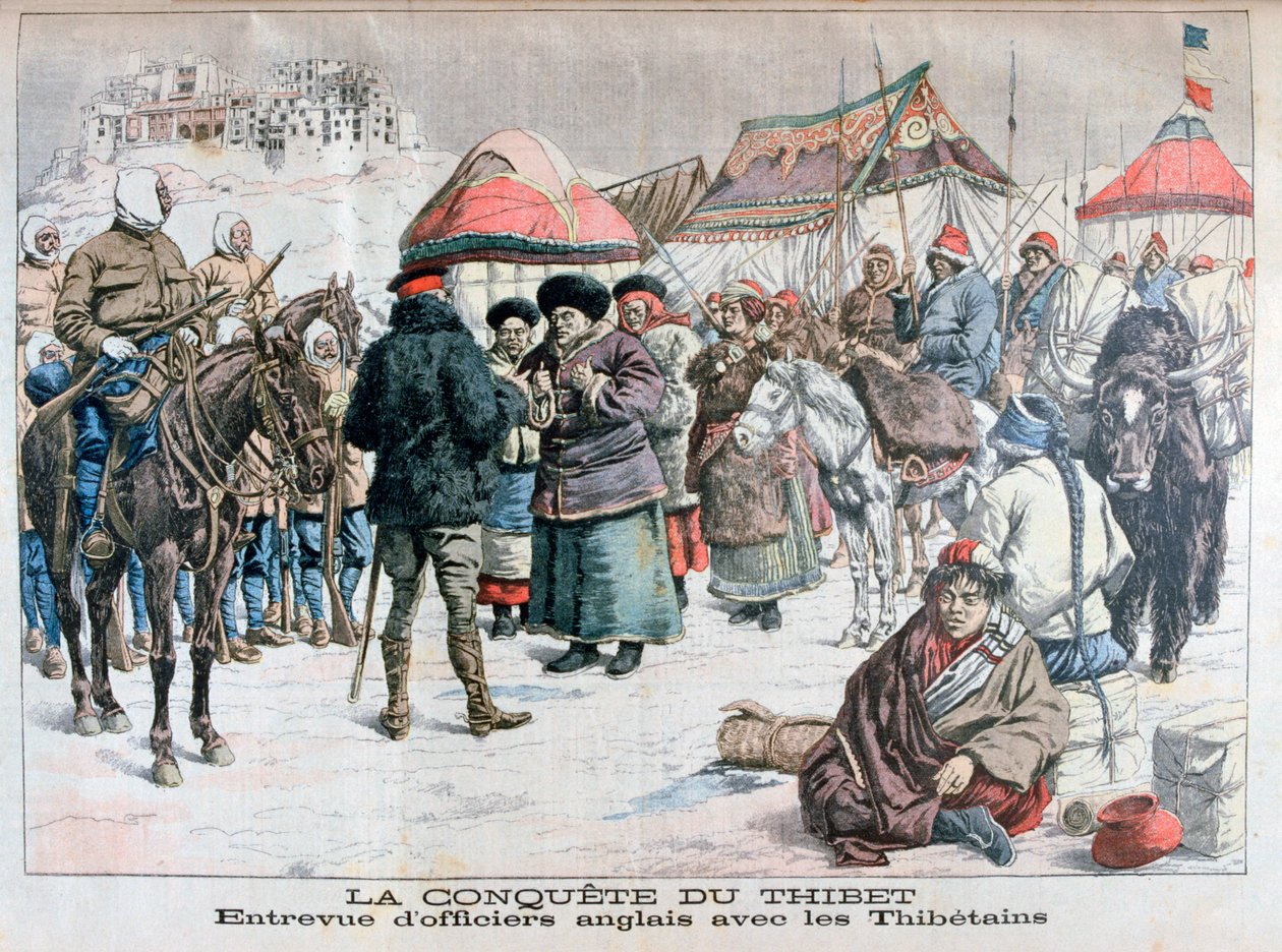 Ozbrojená invaze britských a indických sil do Tibetu, 1904 od Unbekannt