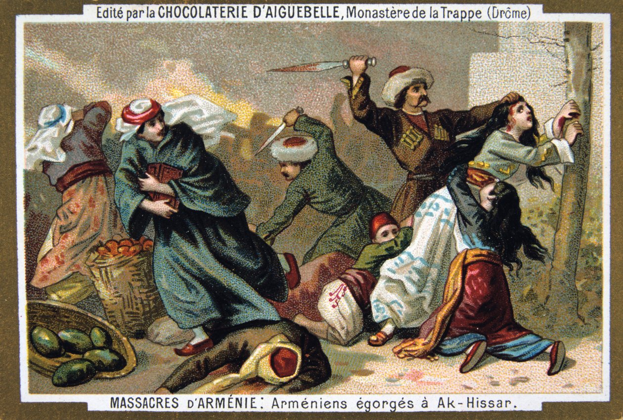 Arménům byla podříznuta hrdla v Ak-Hissar, 1895 od Unbekannt
