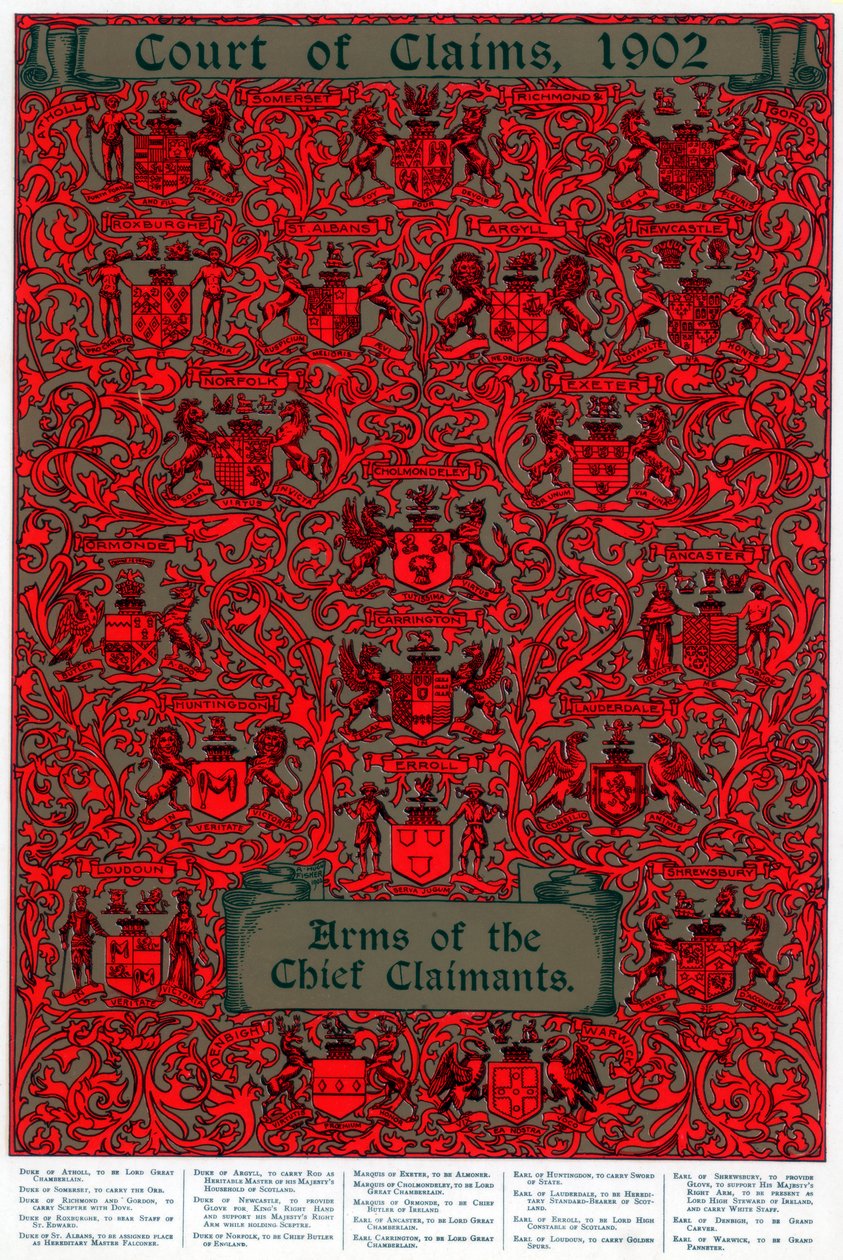 Zbraně hlavních žalobců, 1902 od Unbekannt