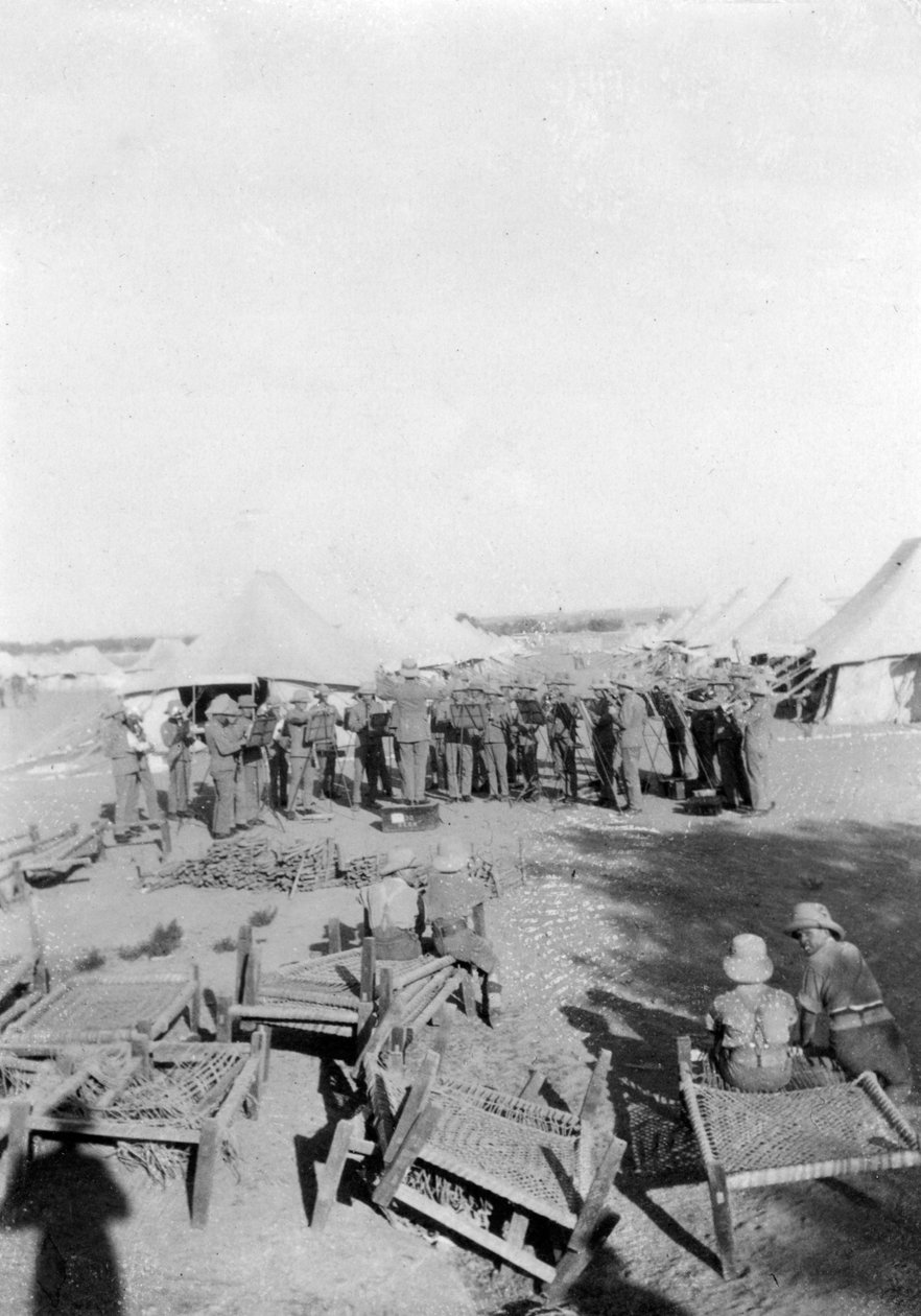 Cvičení armádní kapely, Howshera, 1917 od Unbekannt