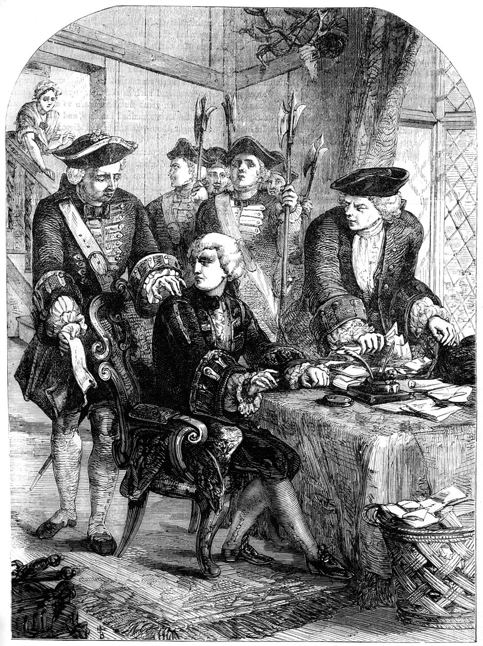 Zatčení sira Williama Wyndhama, c1715, 19. století od Unbekannt