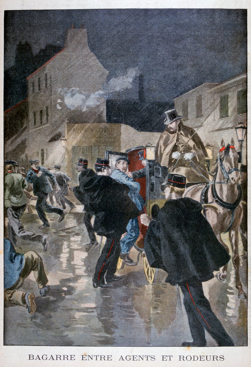 Zatčen policií, Paříž, 1900 od Unbekannt