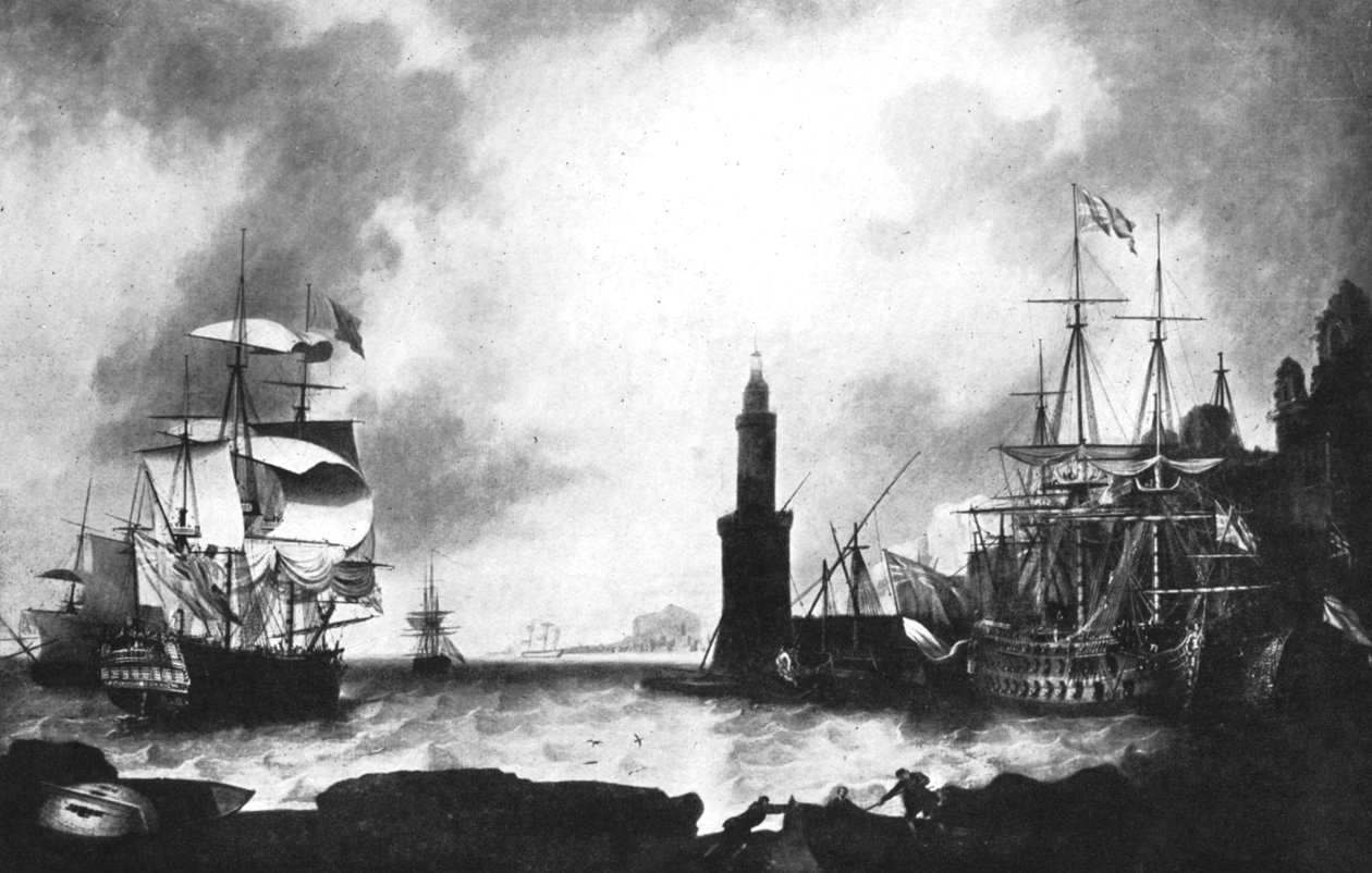 Příjezd HMS Vanguard od Unbekannt