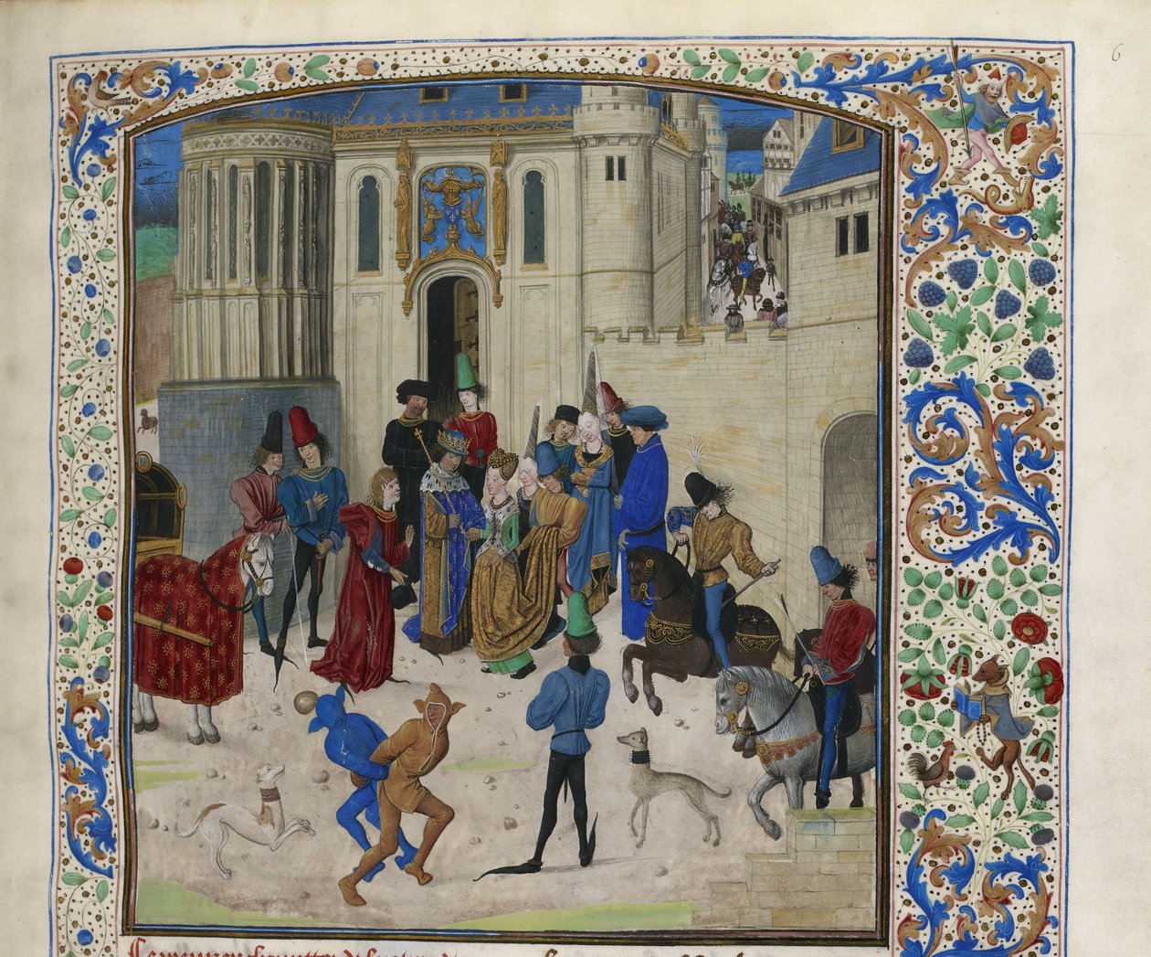 Příchod Isabeau de Bavaria do Paříže, cca 1470-1475. od Unbekannt