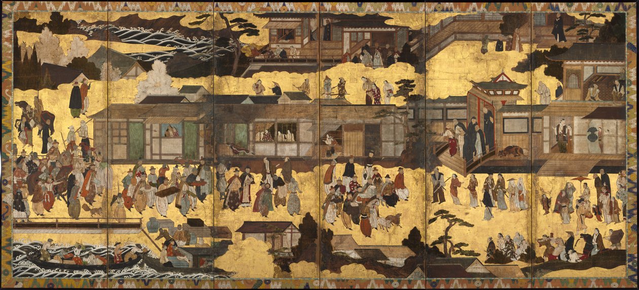 Příchod jižních barbarů, c. 1600. od Unbekannt