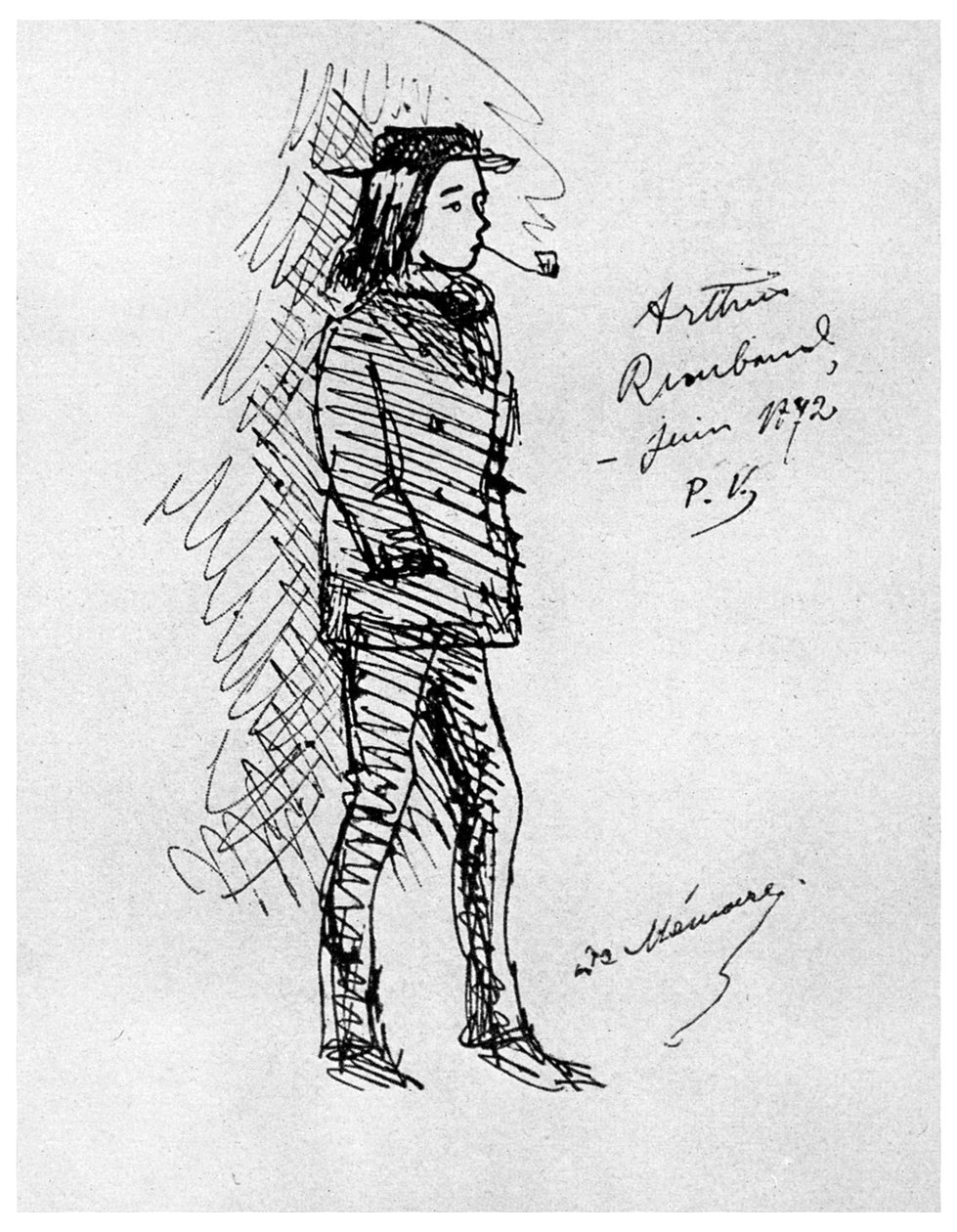 Arthur Rimbaud , francouzský básník a dobrodruh, 1895 1956 od Unbekannt