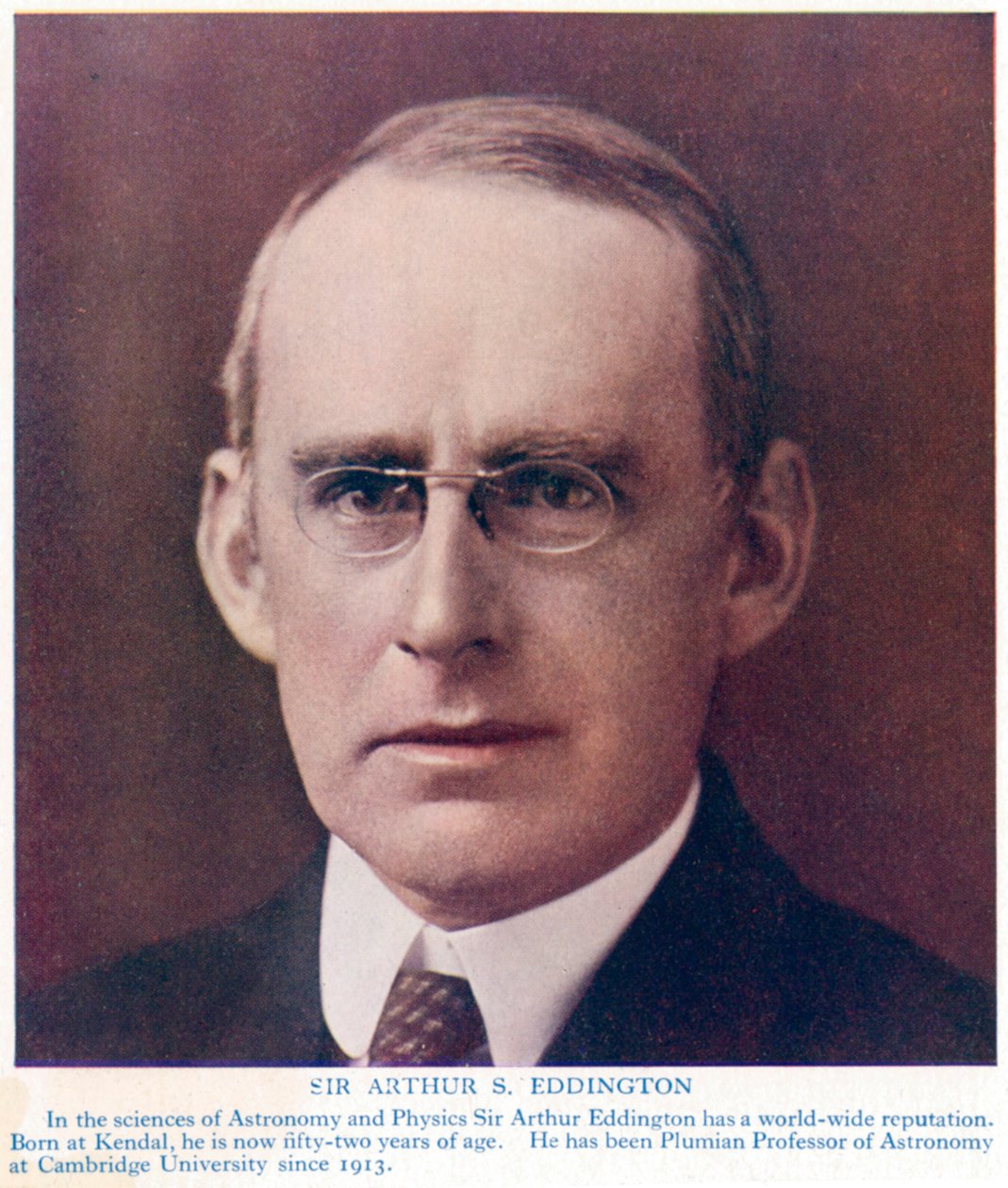 Arthur Stanley Eddington 1882-1944, britský astronom a fyzik, c1934 od Unbekannt