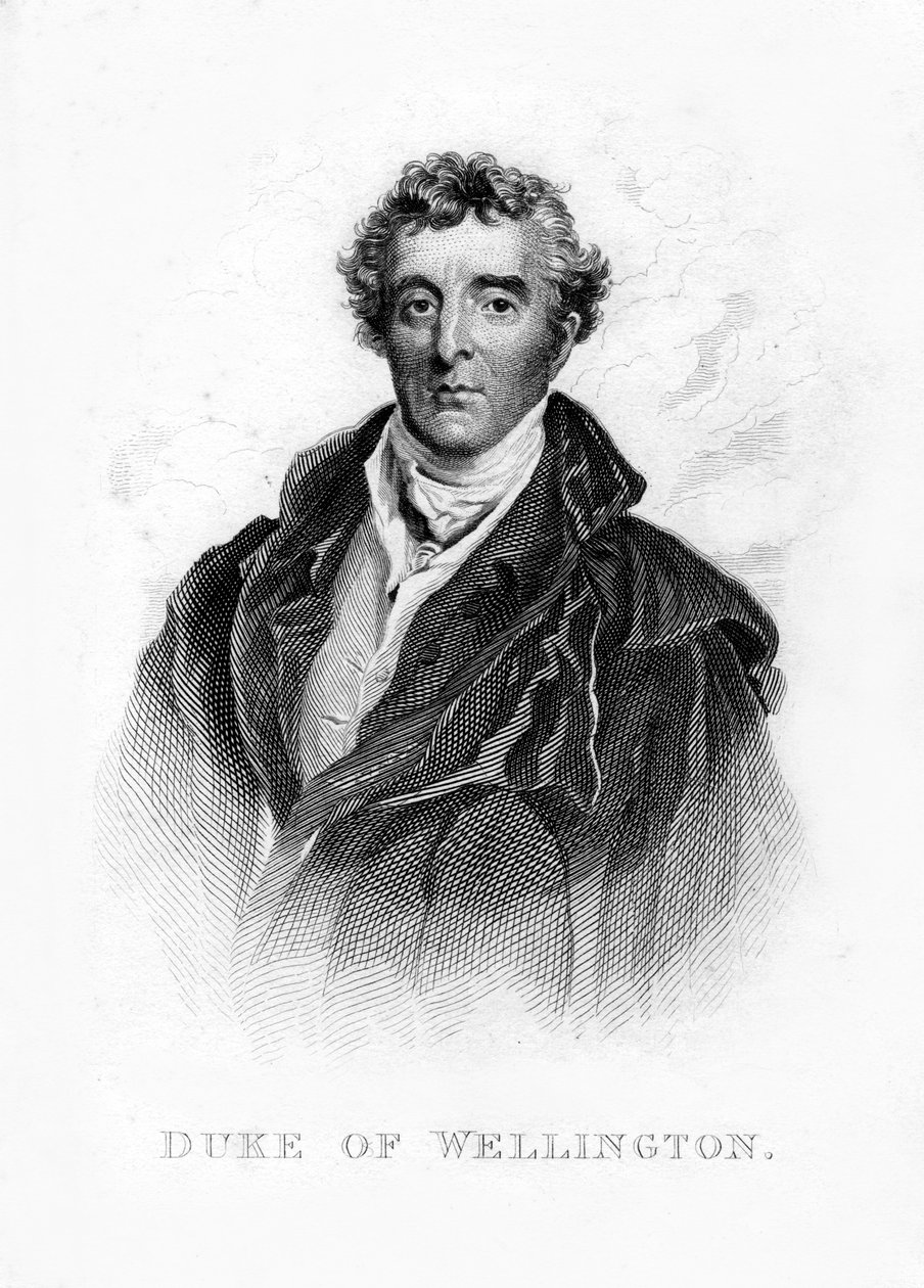 Arthur Wellesley, 1. vévoda z Wellingtonu, britský voják a státník, 19. století od Unbekannt