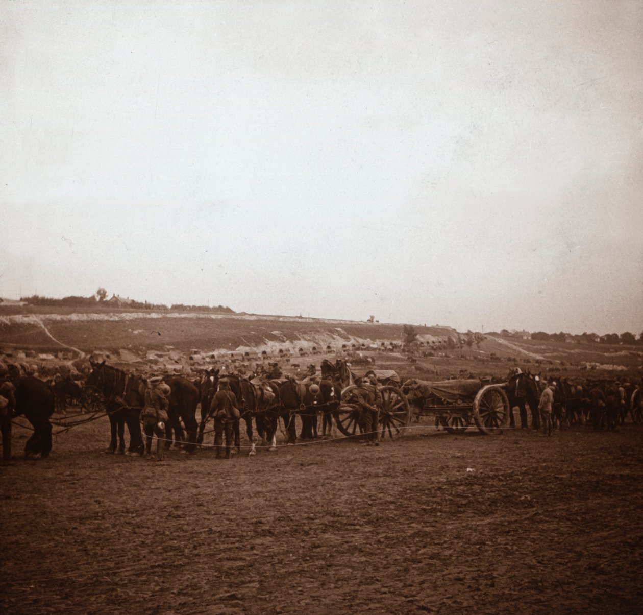 Dělostřelectvo, Genicourt, severní Francie, c1914-c1918 od Unbekannt