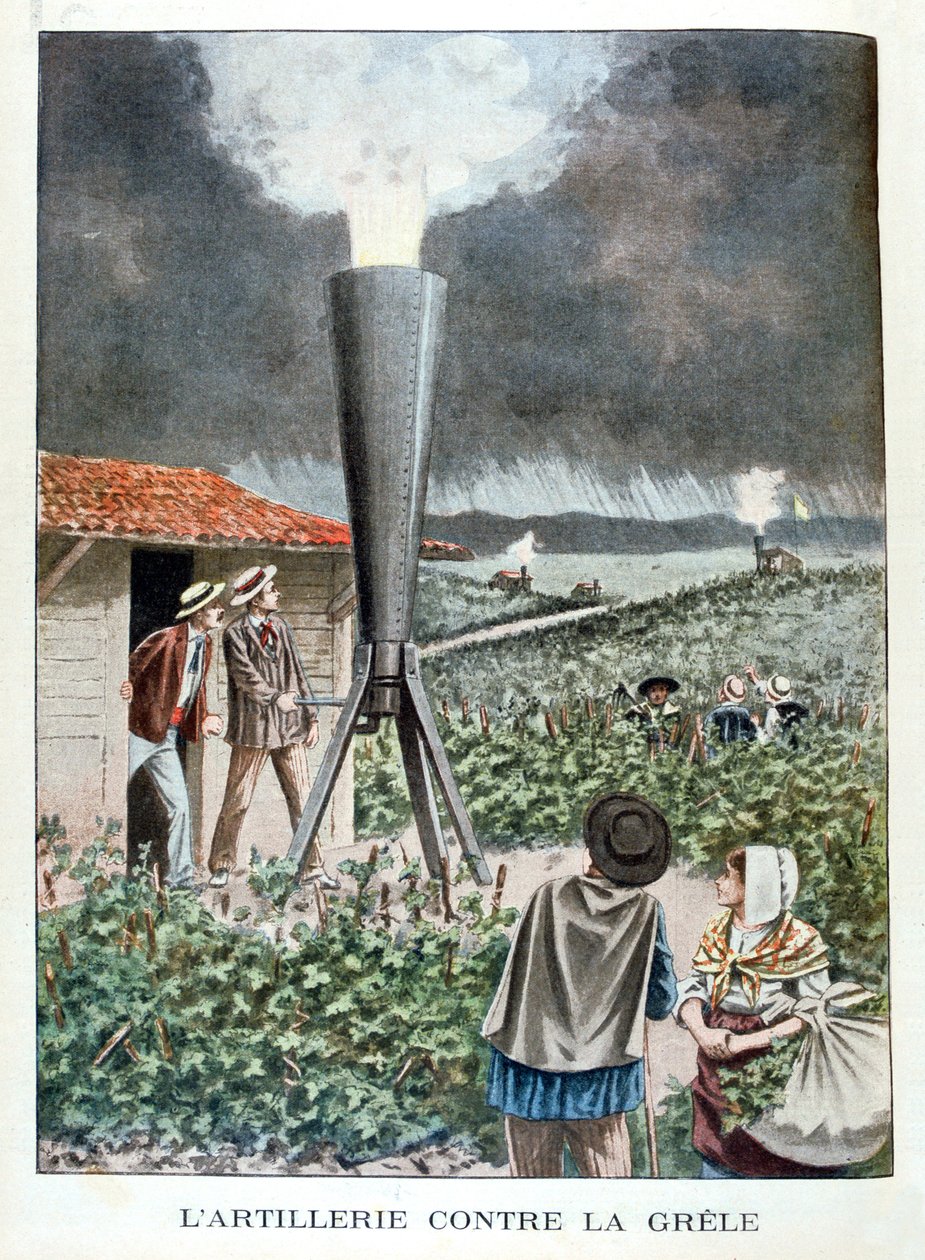 Dělostřelectvo proti krupobití, 1901 od Unbekannt