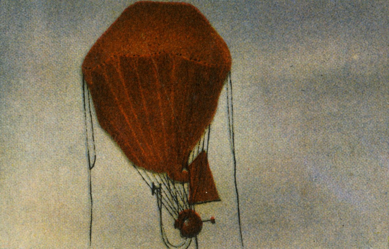 Ascent of Piccards výškový výzkumný balón, 1931, 1932. od Unbekannt