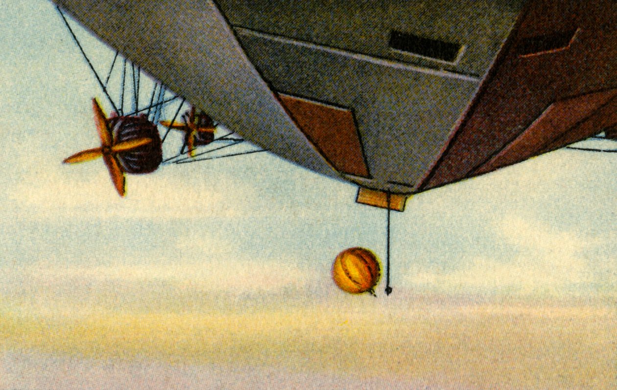Výstup na zeppelin, arktická expedice, 1932. od Unbekannt