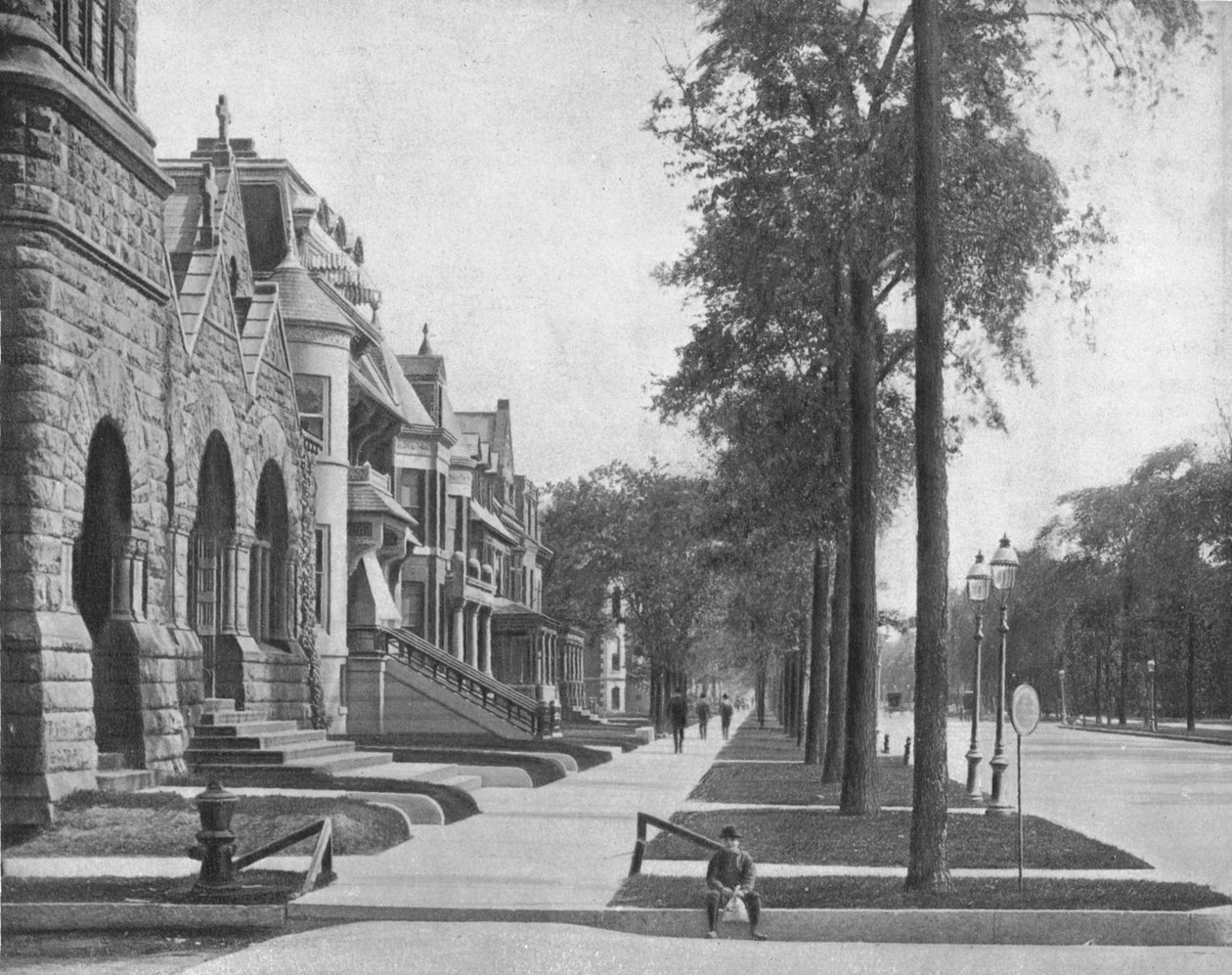 Ashland Avenue, Chicago, Illinois, USA, c1900. od Unbekannt
