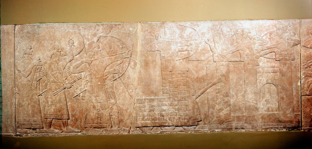 Ashurnasirpal II, král Asýrie, c9. století před naším letopočtem od Unbekannt