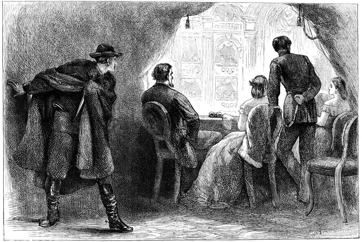 Atentát na prezidenta Lincolna, Washington DC, 1865 c1880 od Unbekannt