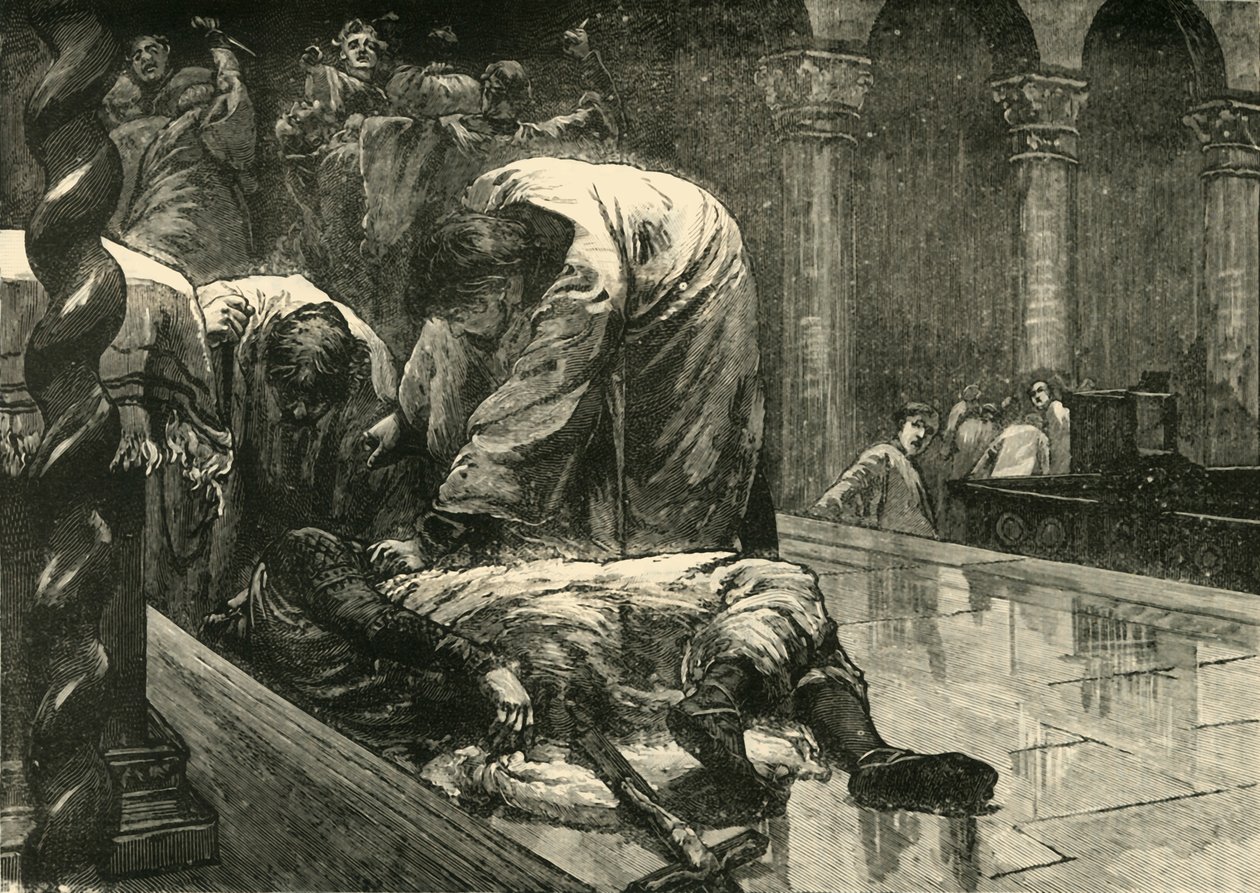 Atentát na císaře Lva V., 820 n. l., 1890. od Unbekannt