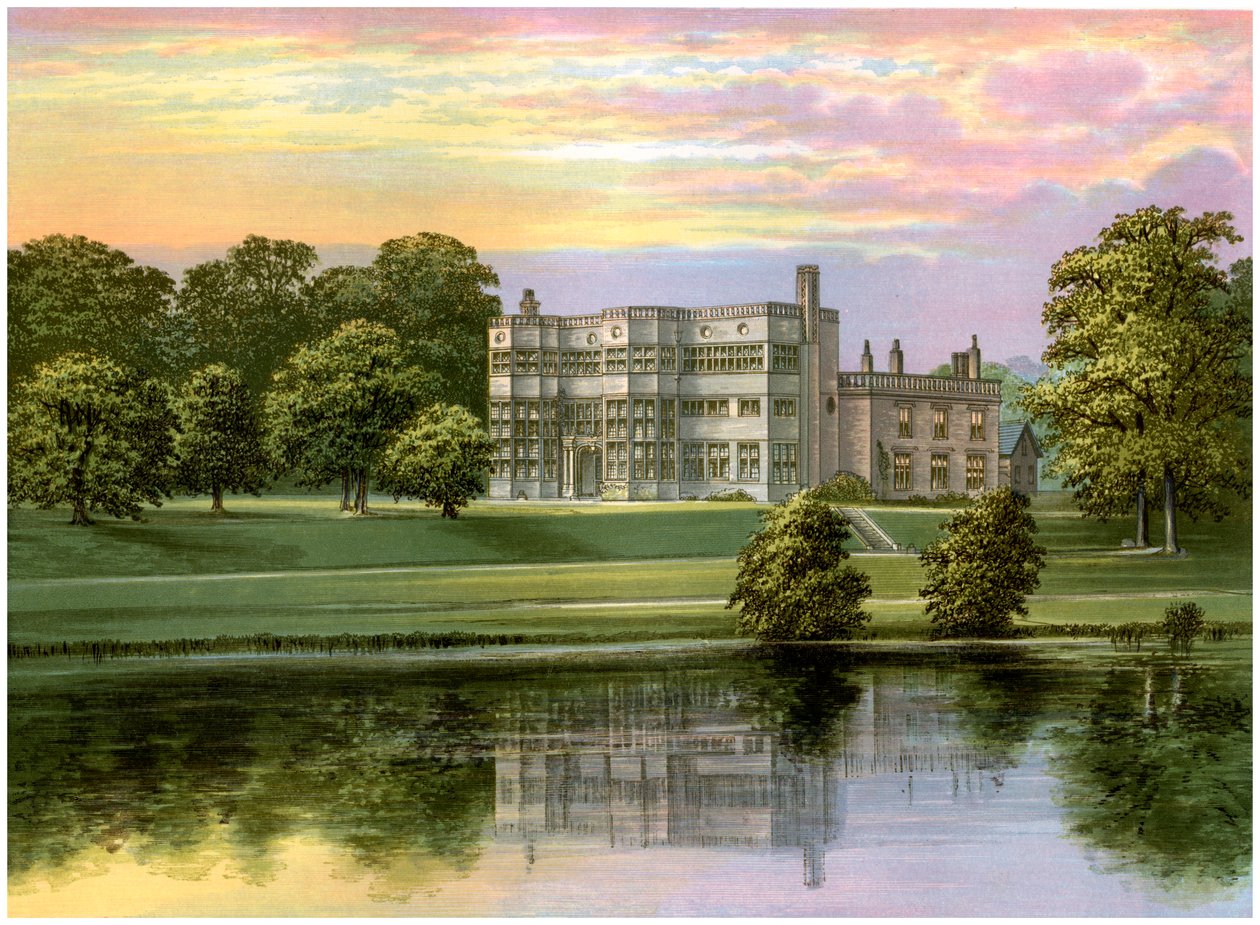Astley Hall, Lancashire, domov Baroneta de Hoghton, c1880 od Unbekannt