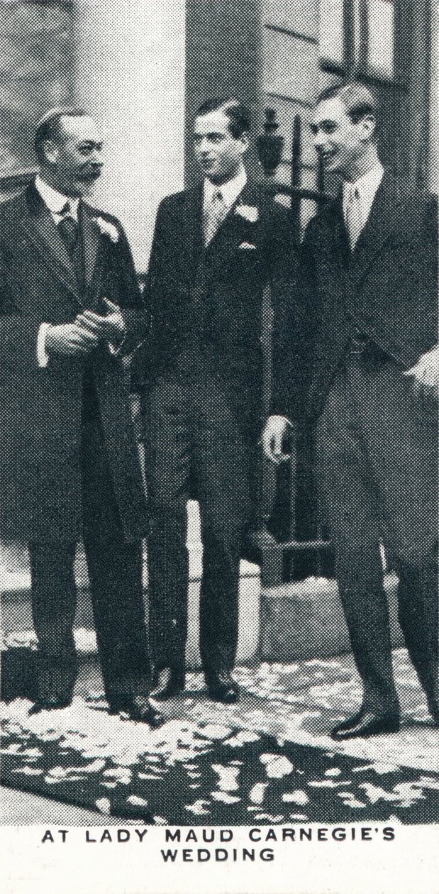Na svatbě Lady Maud Carnegies, 1923 1937 od Unbekannt