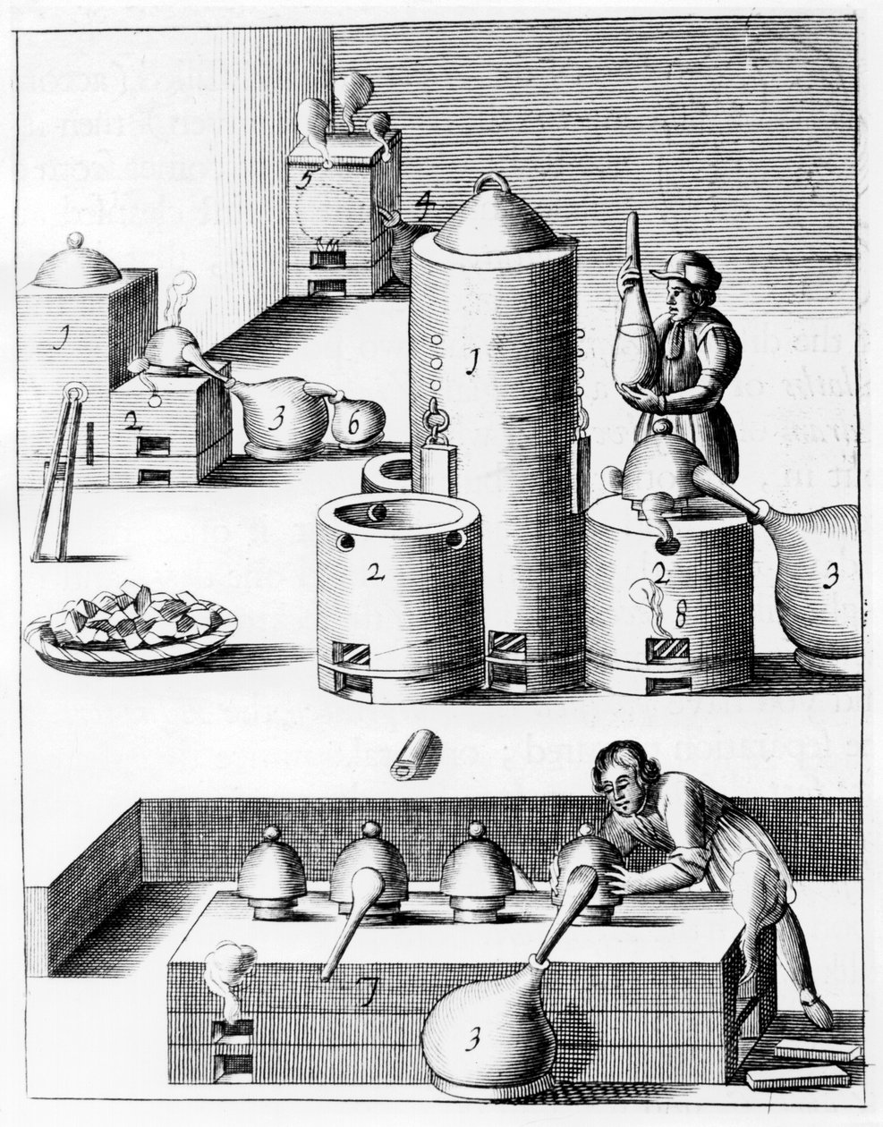 Athanor nebo Slow Harry, samonabíjecí pec udržující konstantní teplotu, 1683 od Unbekannt