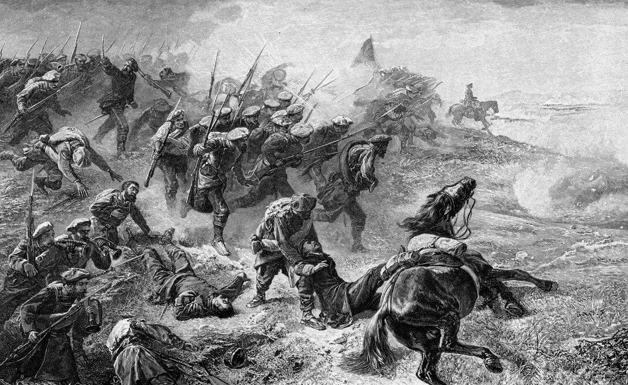 Útok baskických karlistů během povstání v letech 1872-1876, 1902 od Unbekannt