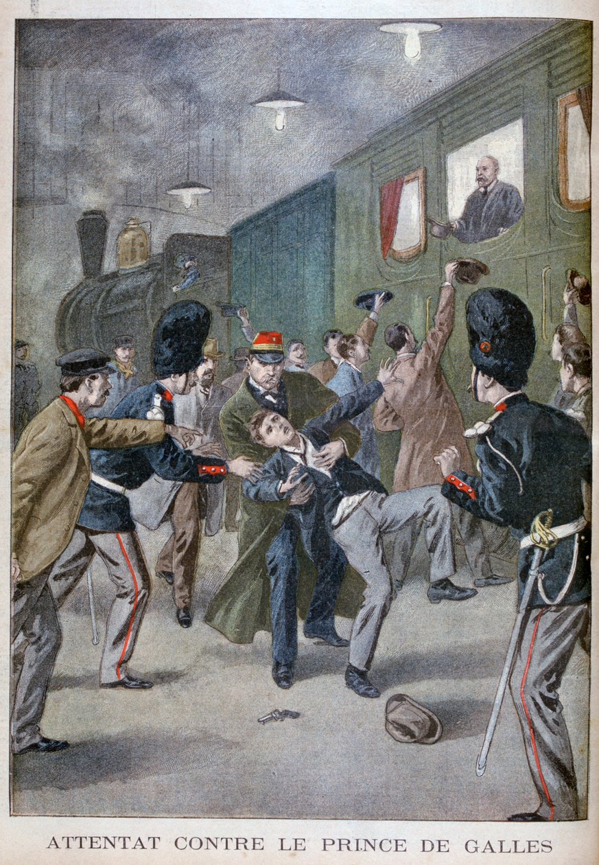 Pokus o útok na Edwarda, prince z Walesu v Bruselu, 1900 od Unbekannt