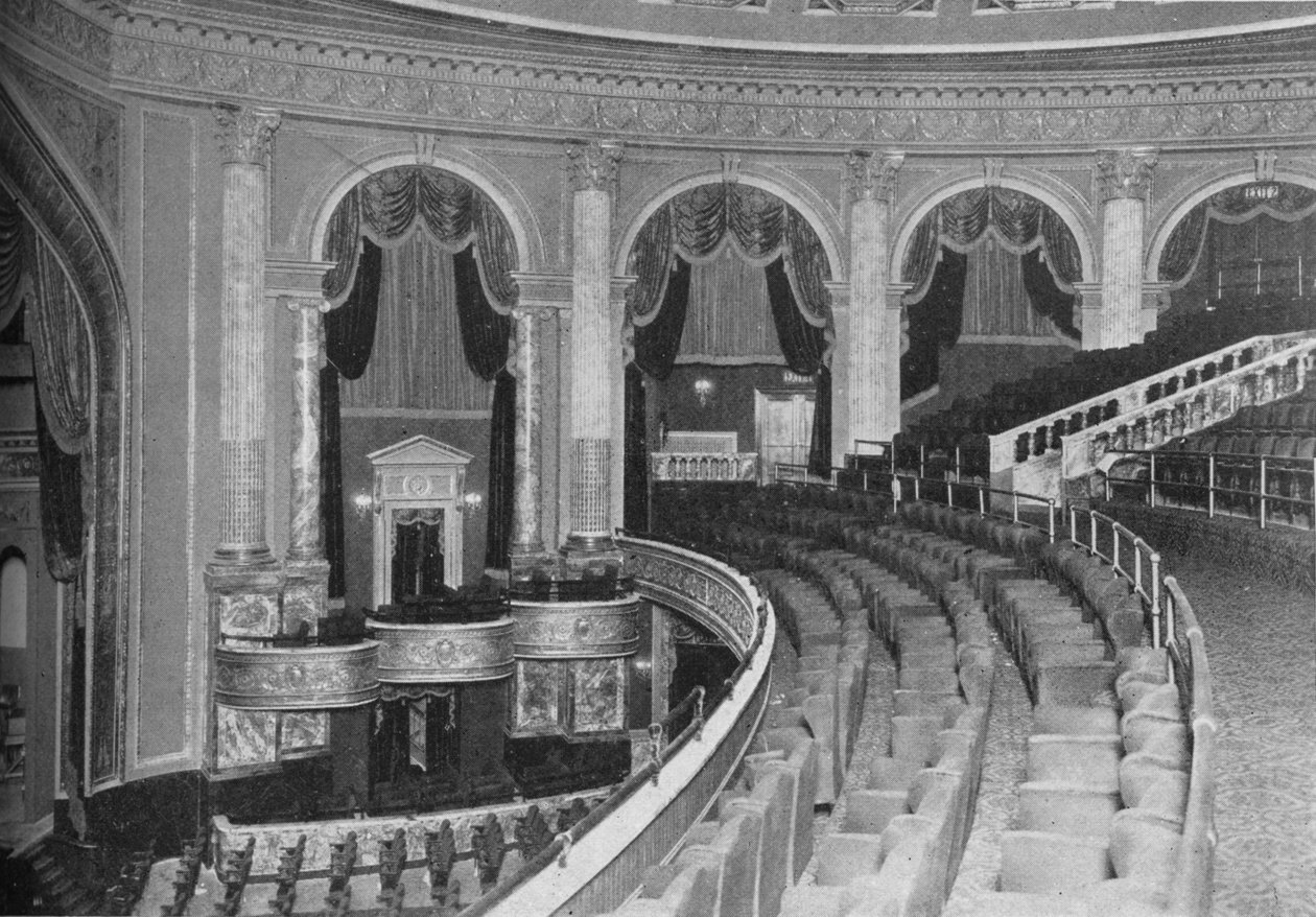 Auditorium z balkónu, Fox Theatre, Philadelphia, Pennsylvania, 1925 od Unbekannt