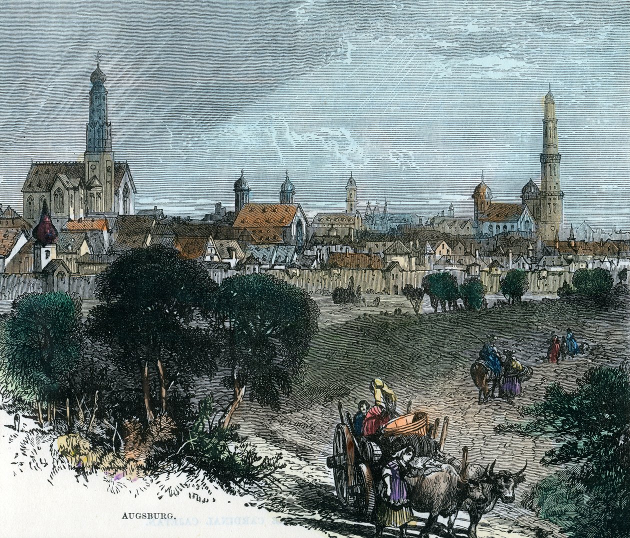 Augsburg, Německo, c1880 od Unbekannt
