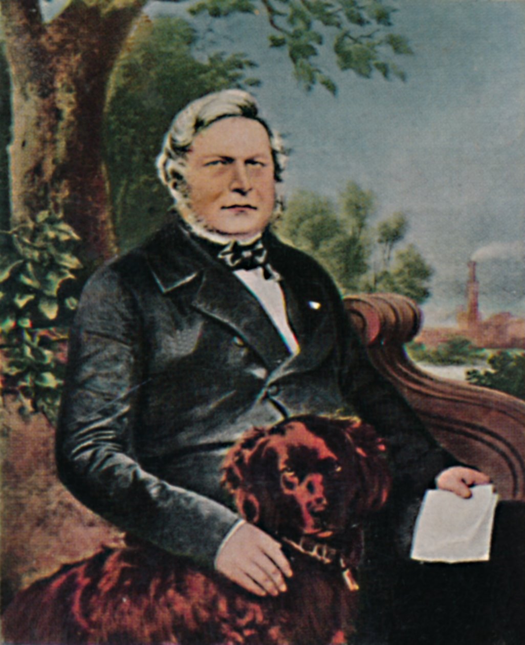 August Borsig 1804-1854. - Gemälde von Krüger, 1934. od Unbekannt