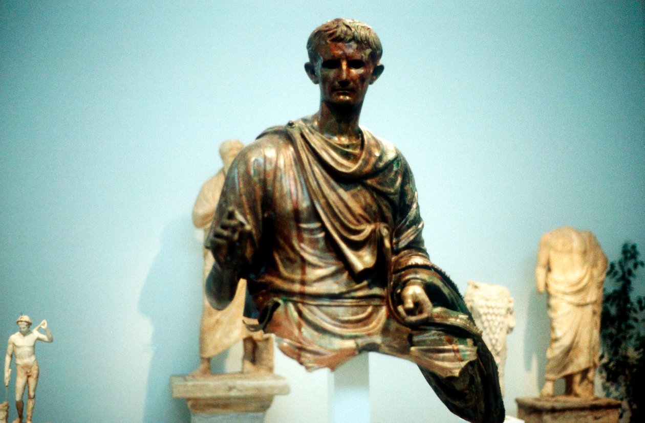 Augustus Caesar - Gaius Julius Caesar Octavianus 63 př. nl-14 n. l., první římský císař od Unbekannt