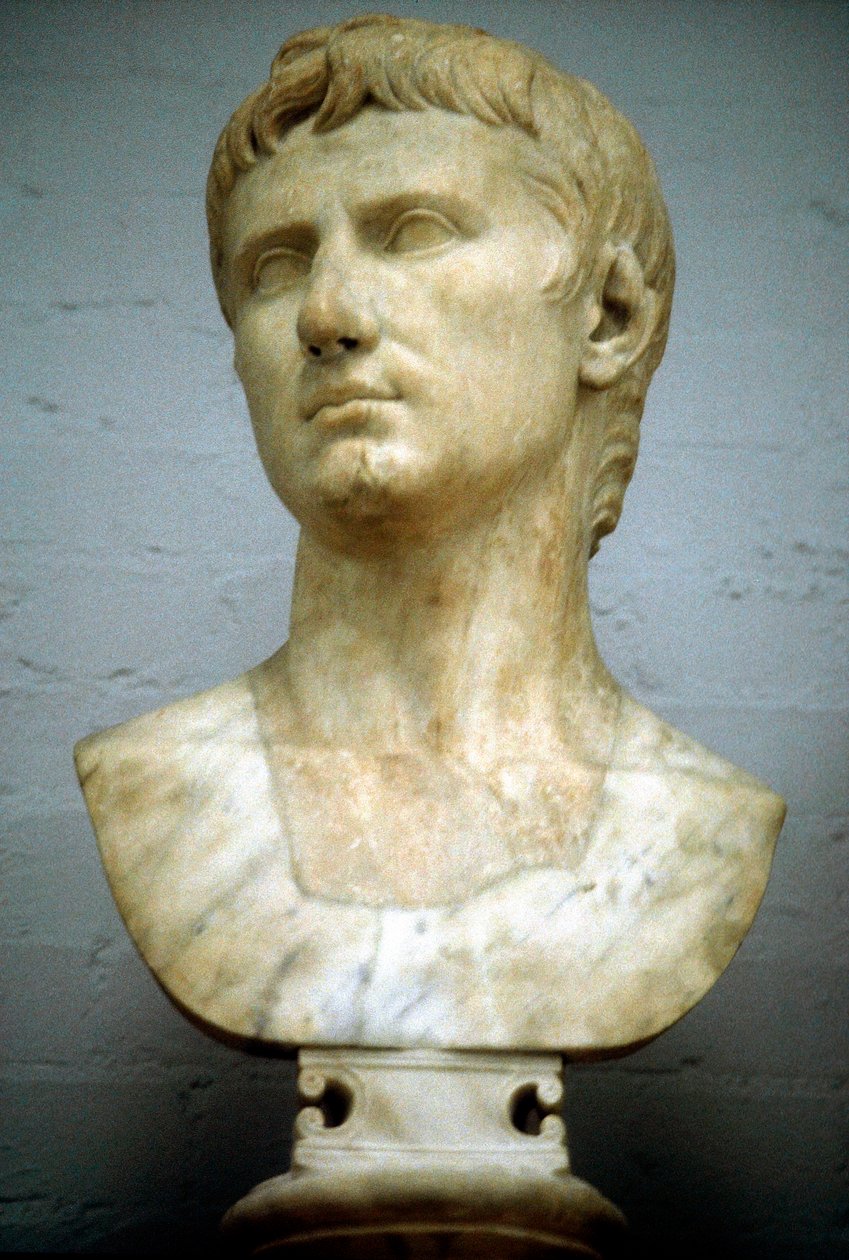Augustus Caesar - Gaius Julius Caesar Octavianus 63 př. nl-14 n. l., první římský císař od Unbekannt