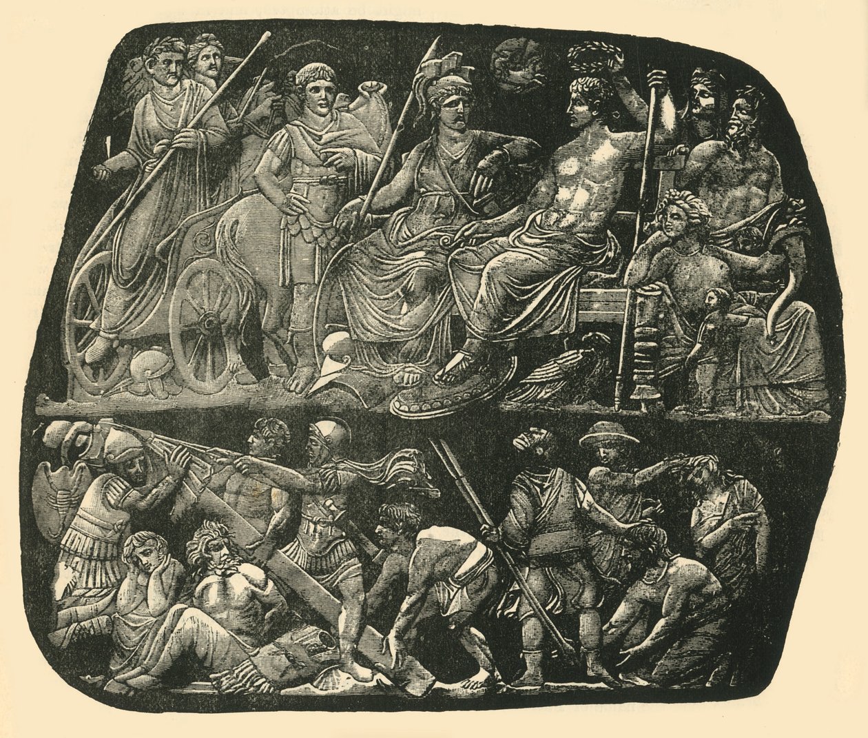 Augustus a Livia, 1890. od Unbekannt