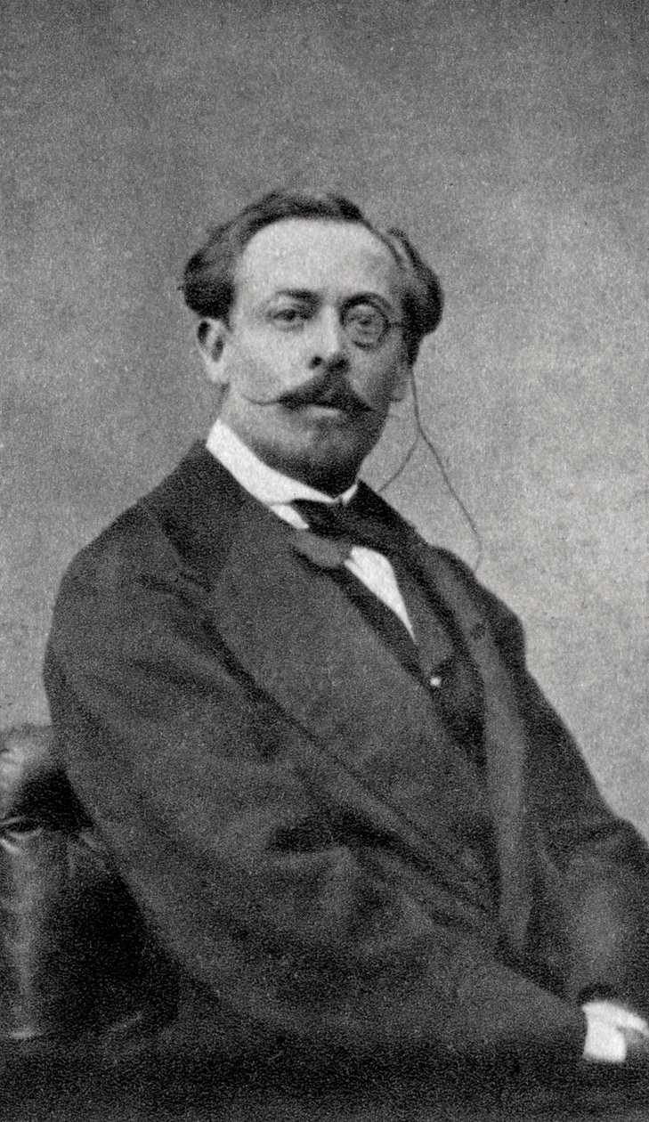 Aurelien Scholl , francouzský spisovatel a novinář, 1868 od Unbekannt