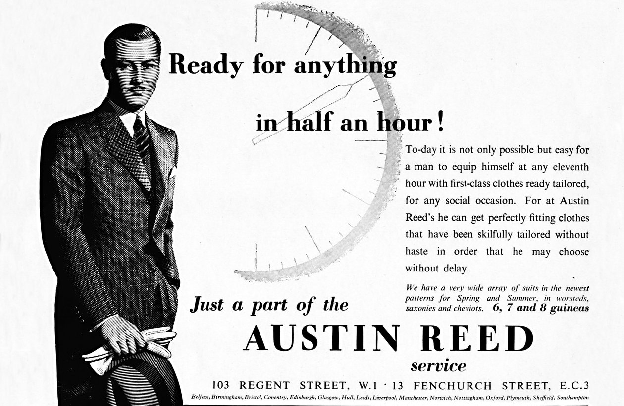 Austin Reed - Připraven na cokoliv za půl hodiny, 1937 od Unbekannt